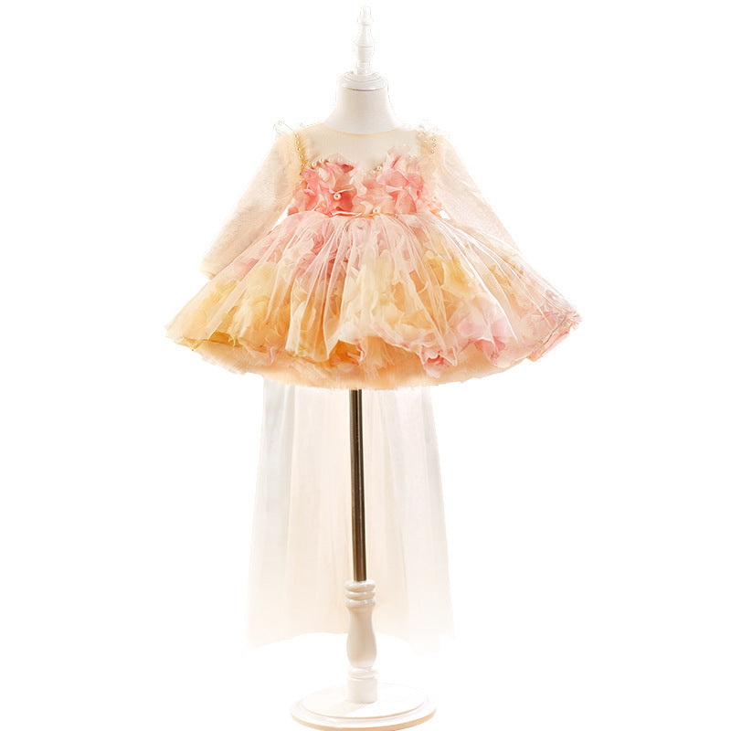 Girls Party Princess Dress Girls Puffy Birthday Dress