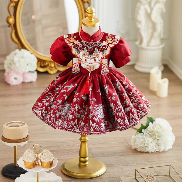 Girls' Birthday Dresses Girls' New Year Dresses Children's Christmas Dresses