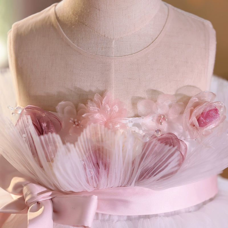 Girls Formal Communion Dress Flower Girl Wedding Princess Dress