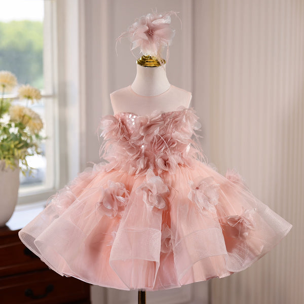 Children's Prom Princess Dress Girl Birthday Elegant Dress