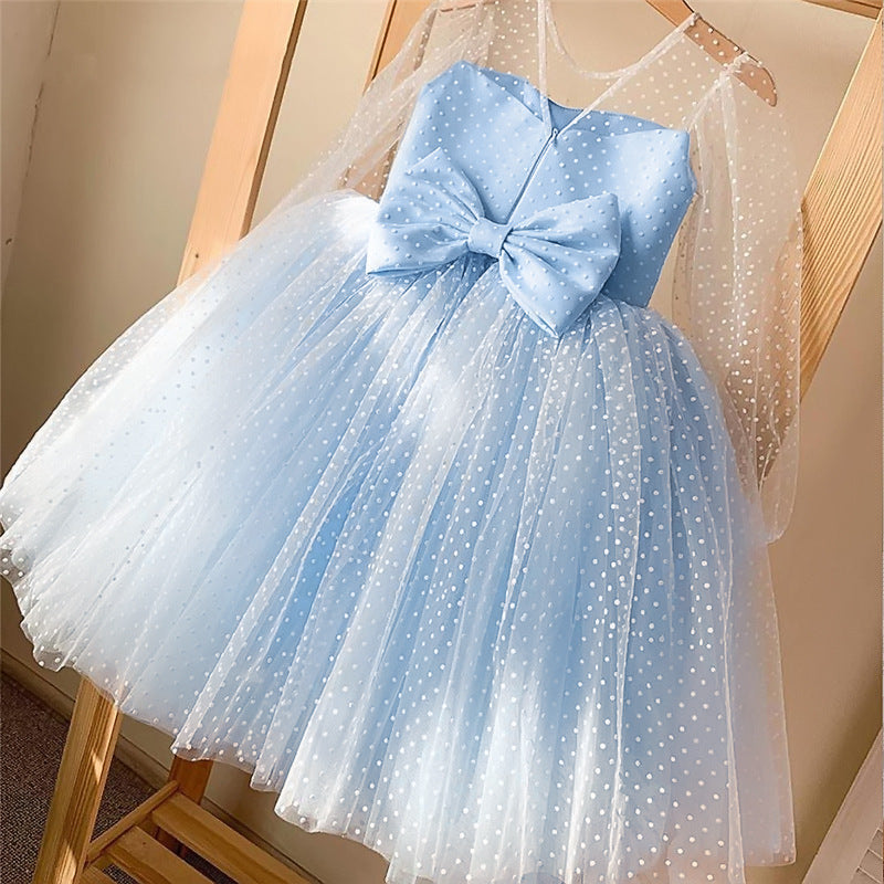 Cute Girls Birthday Bow Dress Girls Formal Dresses Cute Girls Birthday Bow Dress Girls Formal Dresses