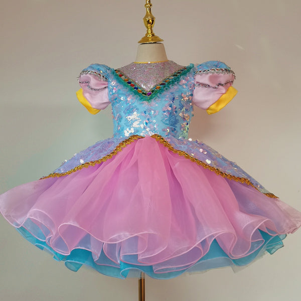 Cute  Baby Girl Beauty Pageant Christmas Dress Toddler Birthday Princess Dress