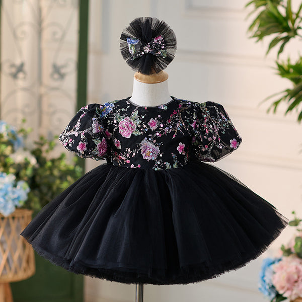 Luxurious Baby Girl  Beauty Pageant Dress Toddler Birthday Party Princess Dress