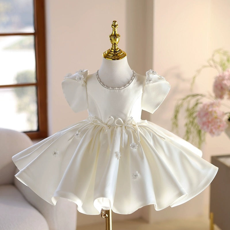 Cute Flower Girl Wedding Dress Girl Birthday Princess Dress