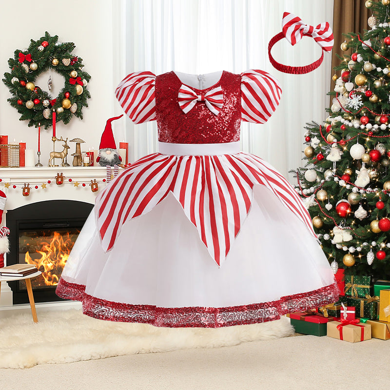 Cute Striped Christmas Dress Baby Girl Christmas Dress Cute Striped Christmas Dress Baby Girl Christmas Dress