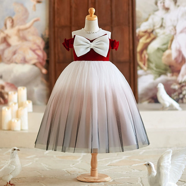 Girls' Prom Dresses Children's Birthday Princess Dresses Flower Girl Dresses