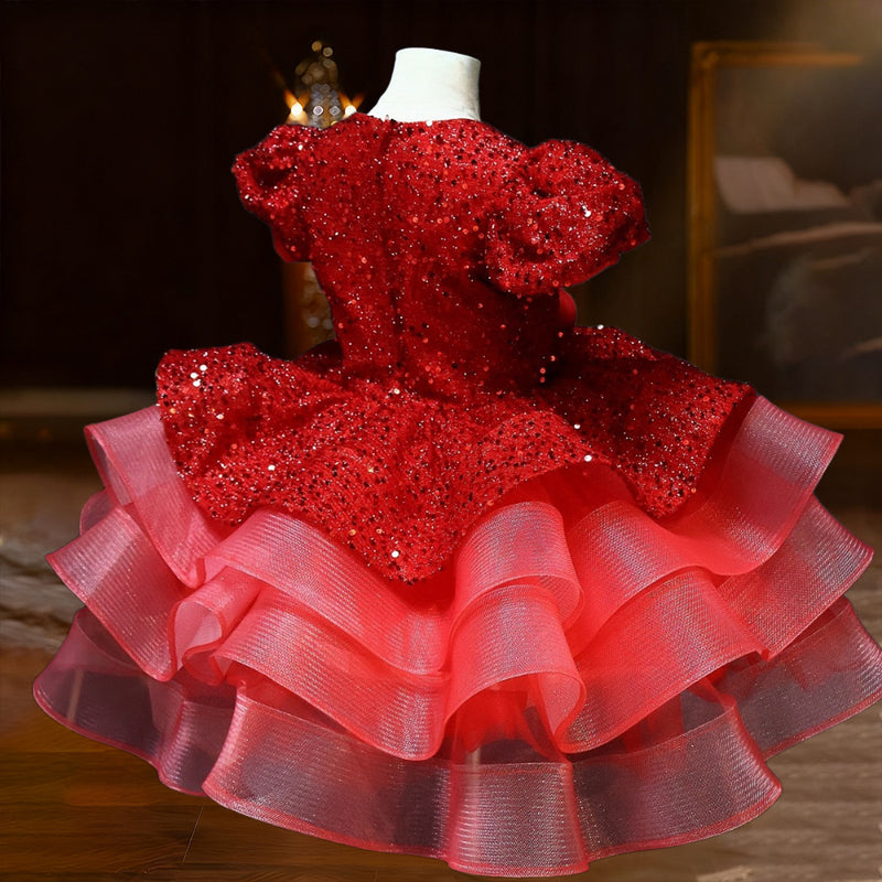 Children's Christmas Dress Girls Birthday Princess Dress Flower Girl Dress