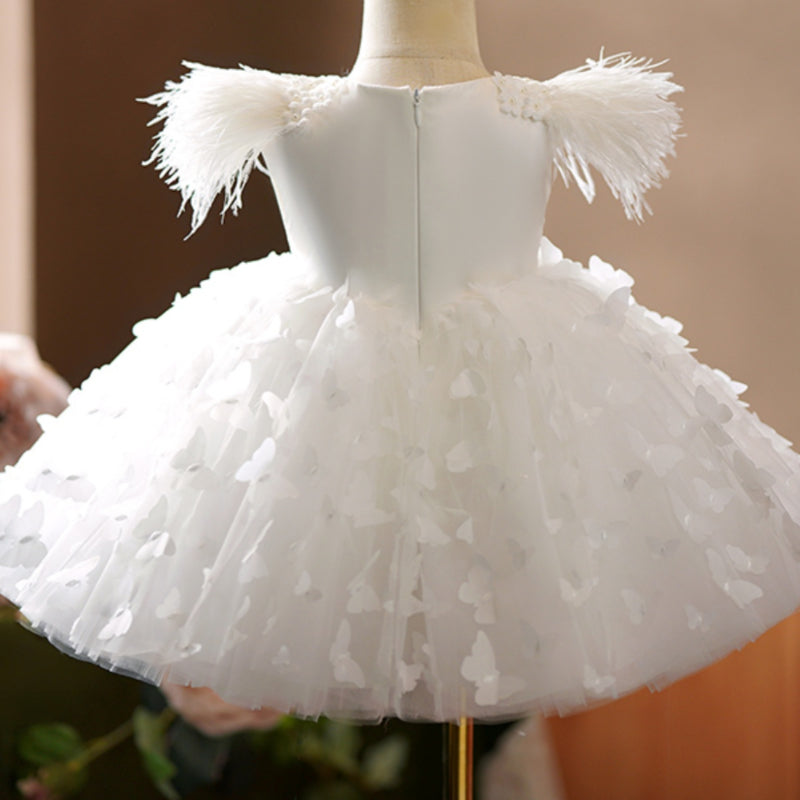 Children's Fluffy Butterfly Cute Princess Dress