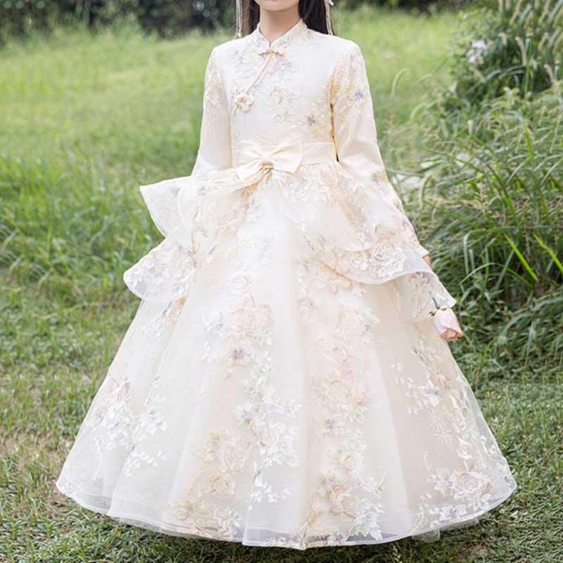 Children's Birthday Princess Dress Flower Girl Puffy Dress