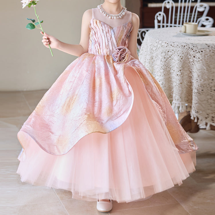 Girls Pink Ball Gowns Girls Birthday Princess Dress