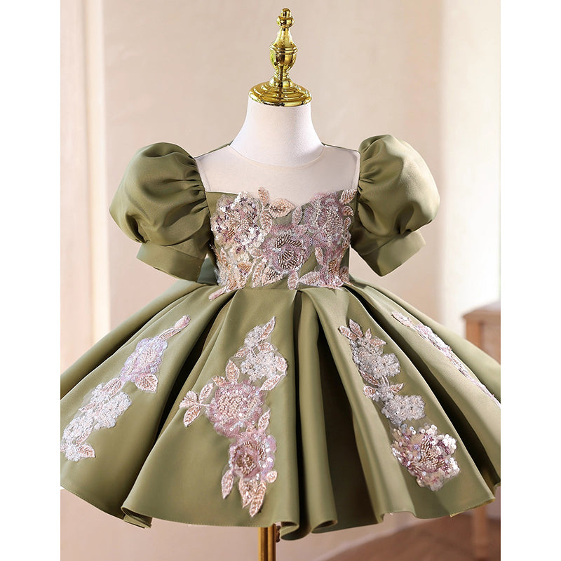 Children's Party Dresses Girls Birthday Princess Dresses Girls Communion Dresses