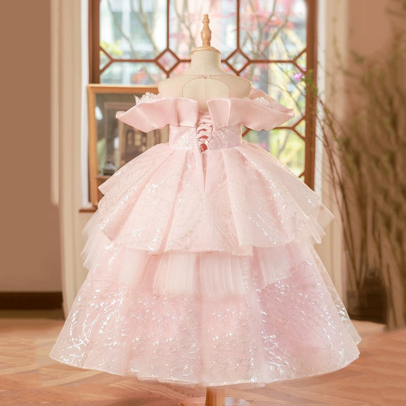 12 month formal dress Fyduu Baby Girls Formal Dresses Party Birthday Flower Girl Wedding Gown Satin Vest Dress For Dresses Casual Sundress Comfort Sport Wear 9-12 Months