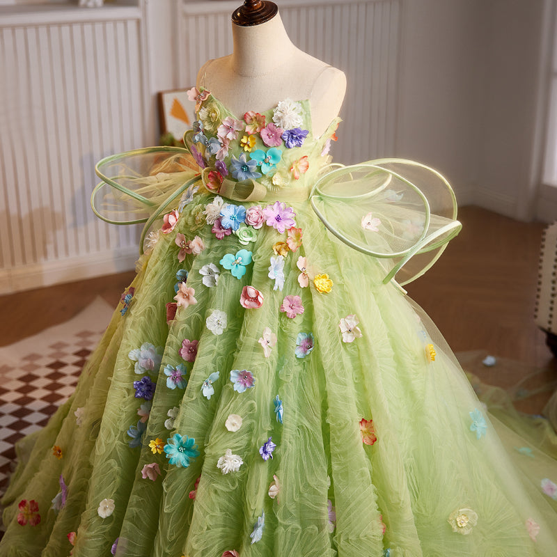 Children's Birthday Princess Dress Girl's Ball Dress Girl Performance Dress