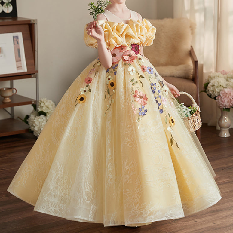 Children's Prom Elegant Dress Girls Birthday Princess Dress