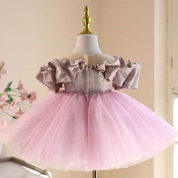 Children's Party Princess Dress Girl Birthday Dress Flower Girl Cute Dress
