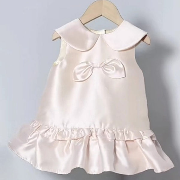 Baby Girl Birthday Dress Girl Sleeveless Communion Princess Dress