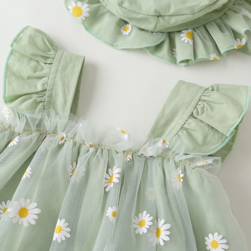 Summer Thin Baby Birthday Mesh Bodysuit
