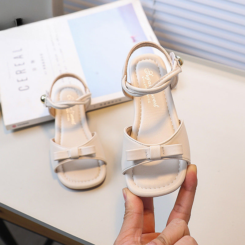 One-strap Bow Princess Sandals New Summer Children's Sandals
