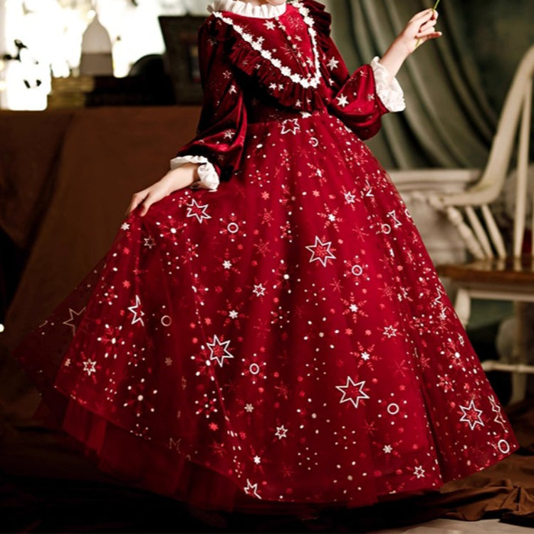 Girls' Christmas Dresses Girls' New Year Dresses Girls' Birthday Princess Dresses