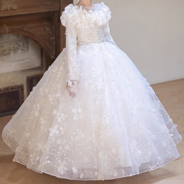 Girls' Pageant Dresses Children's Birthday Princess Dresses Flower Girl Wedding Dresses