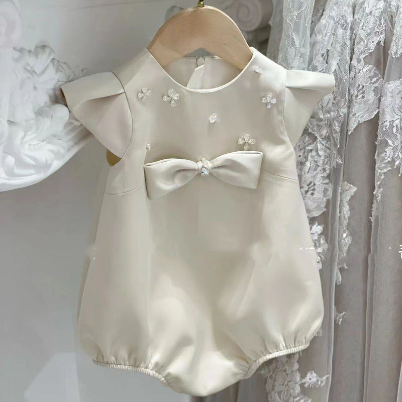 Infant Daily Dress Little Baby Bubble Cute Bow Princess Dress
