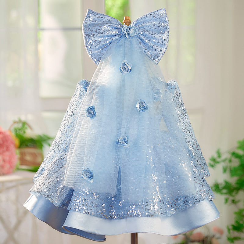 Girls Pageant Birthday Princess Dress Flower Girl Dresses