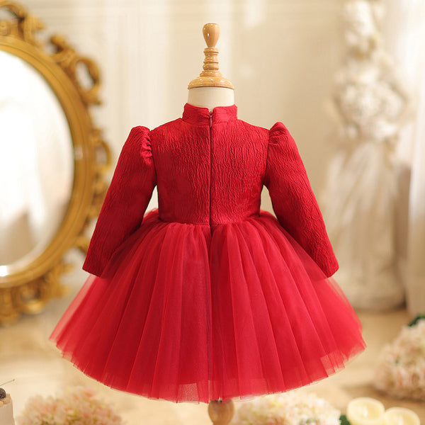 Flower Girl Wedding Dress Baby Christmas Dress Girl Birthday Princess Dress