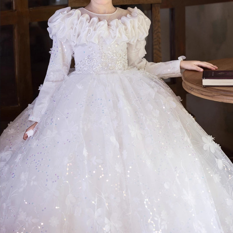Girls' Pageant Dresses Children's Birthday Princess Dresses Flower Girl Wedding Dresses