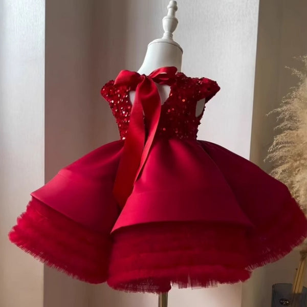 Children's Christmas Dress Girls Birthday Princess Dress Flower Girl Dress