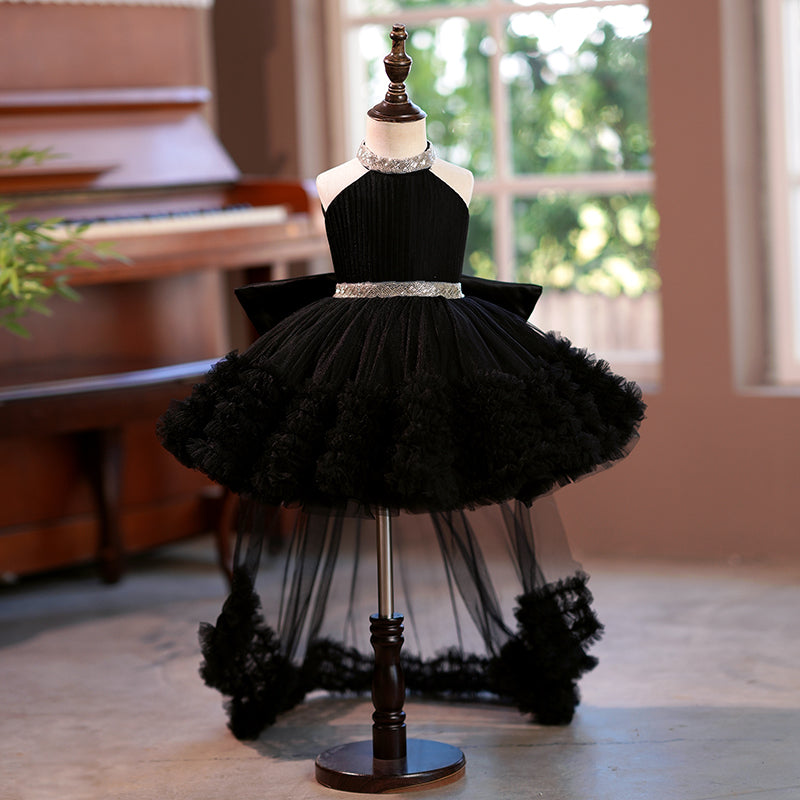 Black Lace Birthday Dress Fluffy Princess Dress Black Lace Birthday Dress Fluffy Princess Dress