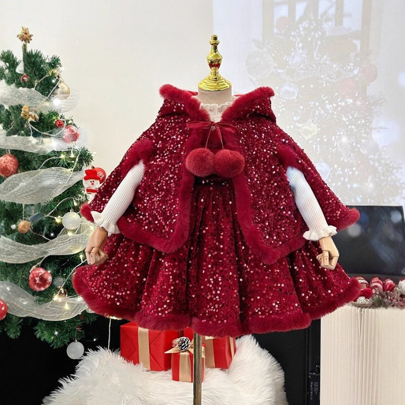 Children's New Year Dress Girls' Sequined Princess Dress Girls' Birth –  marryshe