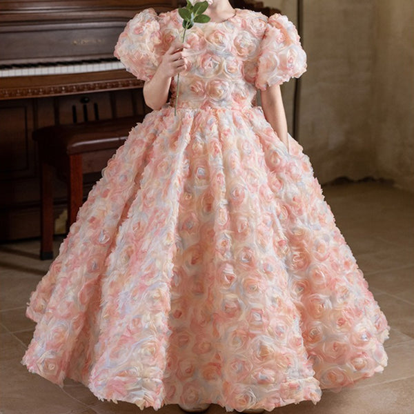 Children's Ball Gowns Girls Birthday Princess Dress Flower Girl Party Dress