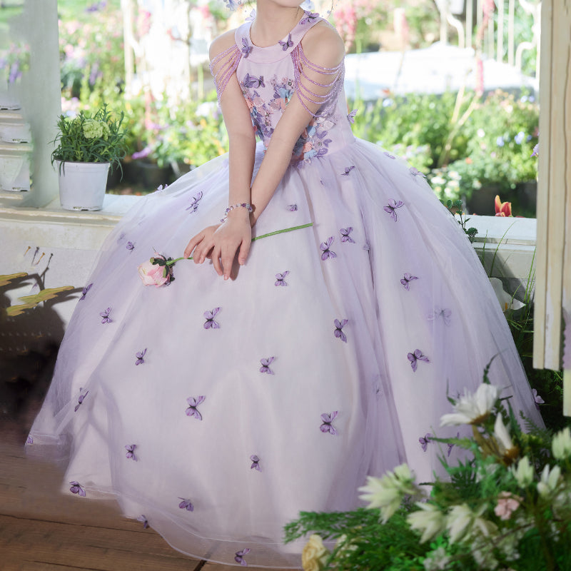 Children's Elegant Ball Gowns Girls Party Princess Dress
