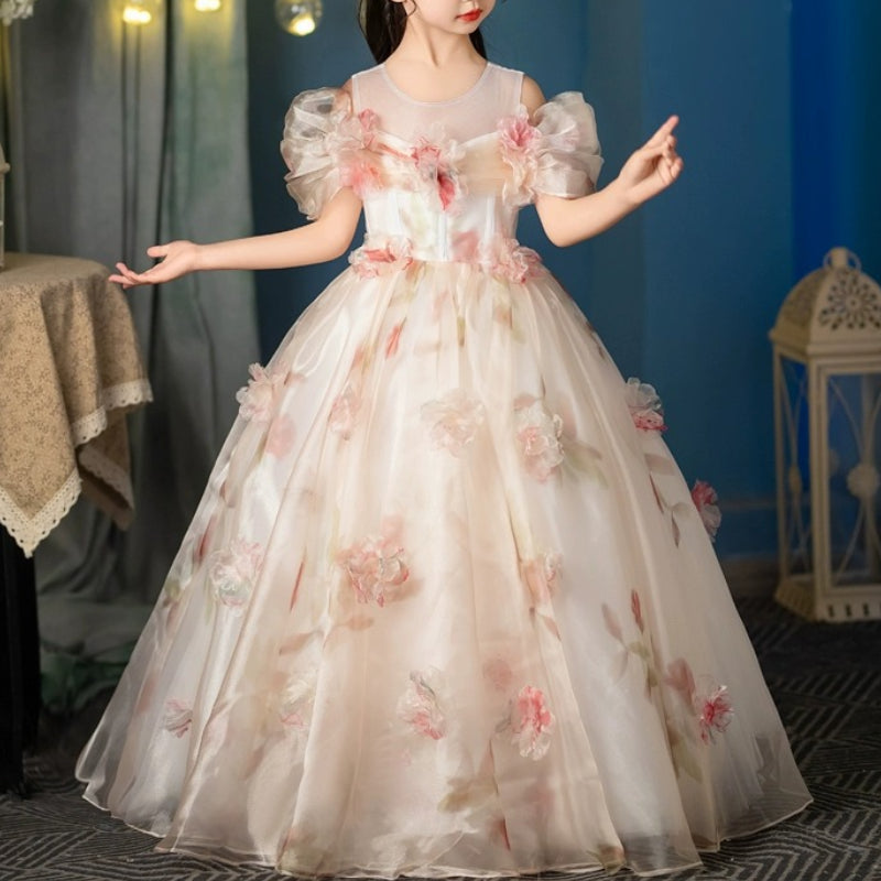 fairy princess dress Lila's Mint White Long / XS Skirts have one layer of fabric Fairy princess wedding dress 8