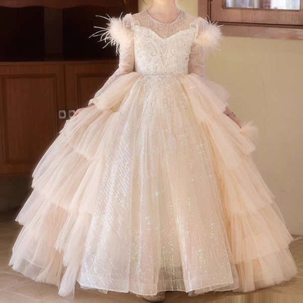 Girls' Elegant Dresses Girls' Birthday Dresses Girl's Prom Dresses
