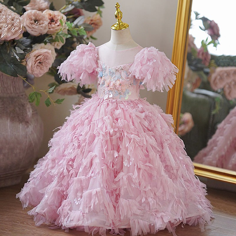 Girls Birthday Dress Flower Girl Princess Dress Girls Party Dress