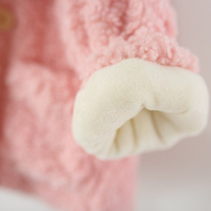 Girls' Winter Warm Hooded Coat