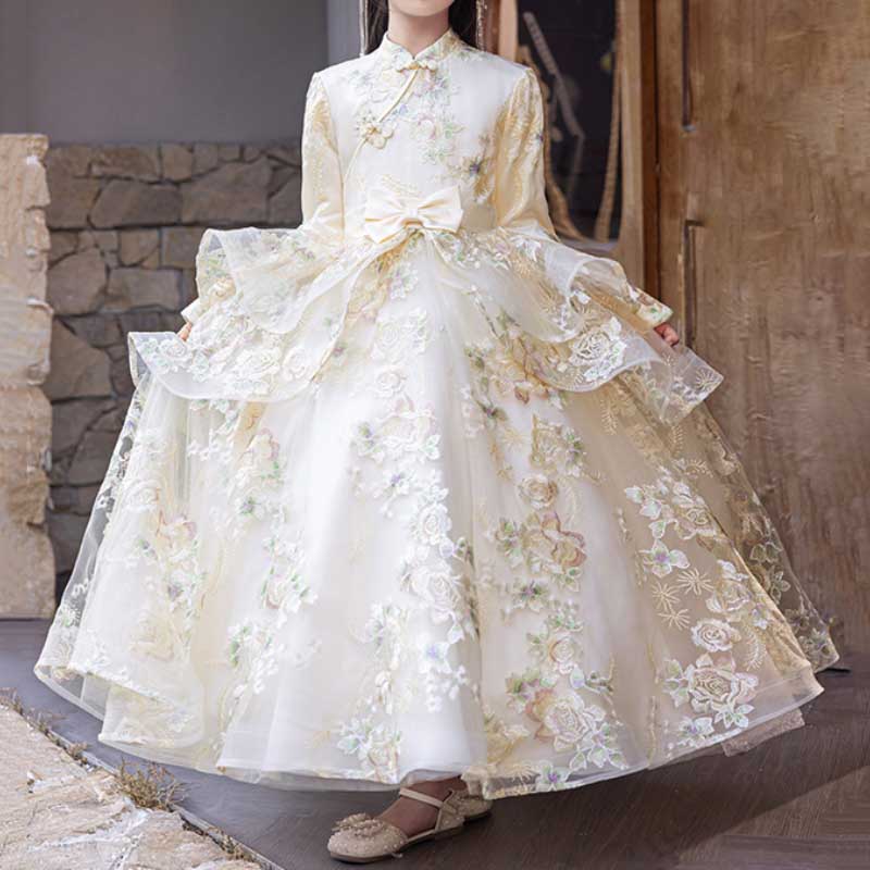 Children's Birthday Princess Dress Flower Girl Puffy Dress