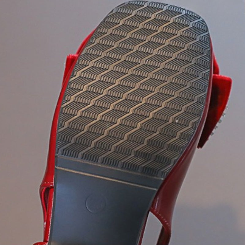 Girls' Non-slip Soft-soled Bow Princess Shoes