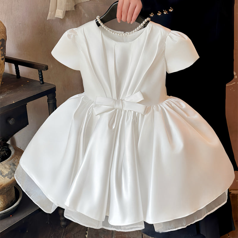 Girls White Communion Dress Baby Girl Birthday Dress