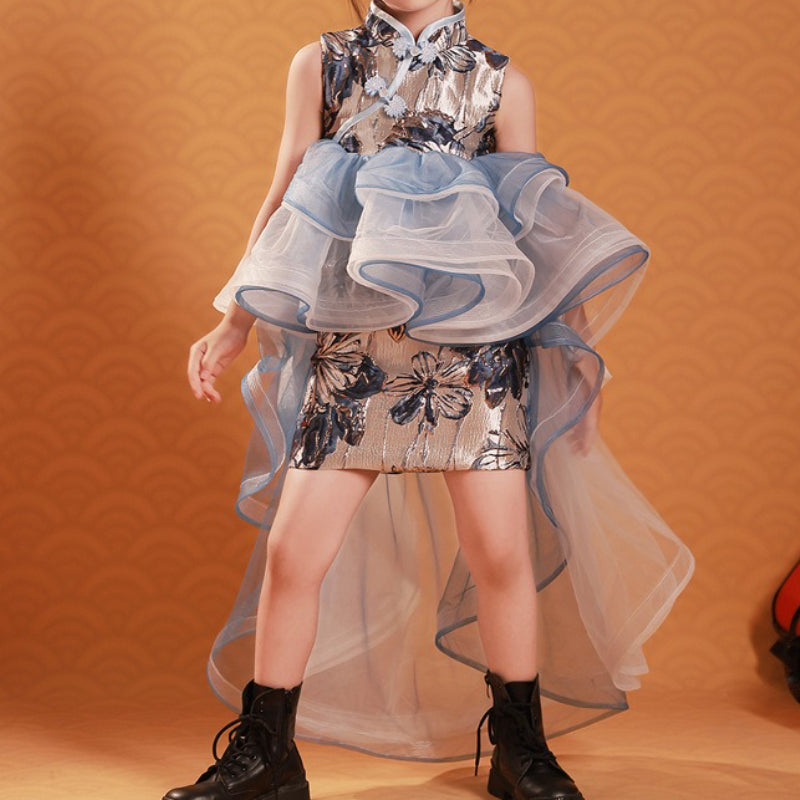 Children's Party Dresses Girls Birthday Cheongsam Girls Prom Dresses