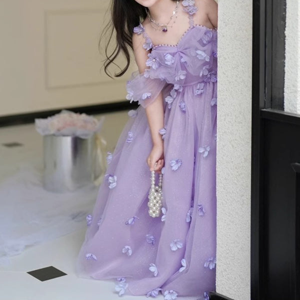 Flower Girl Wedding Princess Dress Children's Birthday Dress Girls Prom Dress