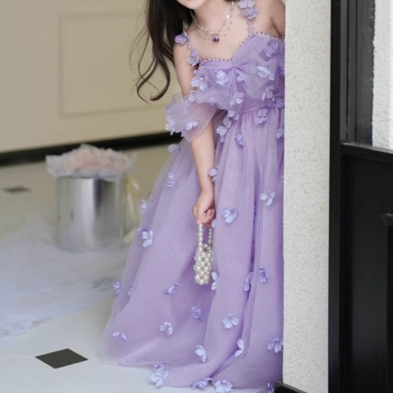 Flower Girl Wedding Princess Dress Children's Birthday Dress Girls Prom Dress