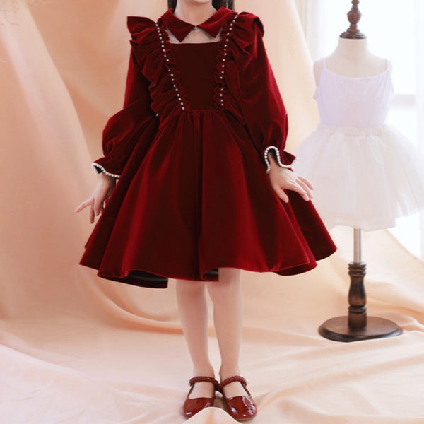 Girls' Christmas Dresses Girls' New Year Princess Dresses Children's Birthday Dresses