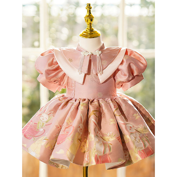 Elegant Baby Girls Baptism Dresses Toddler First Year Birthday Dress