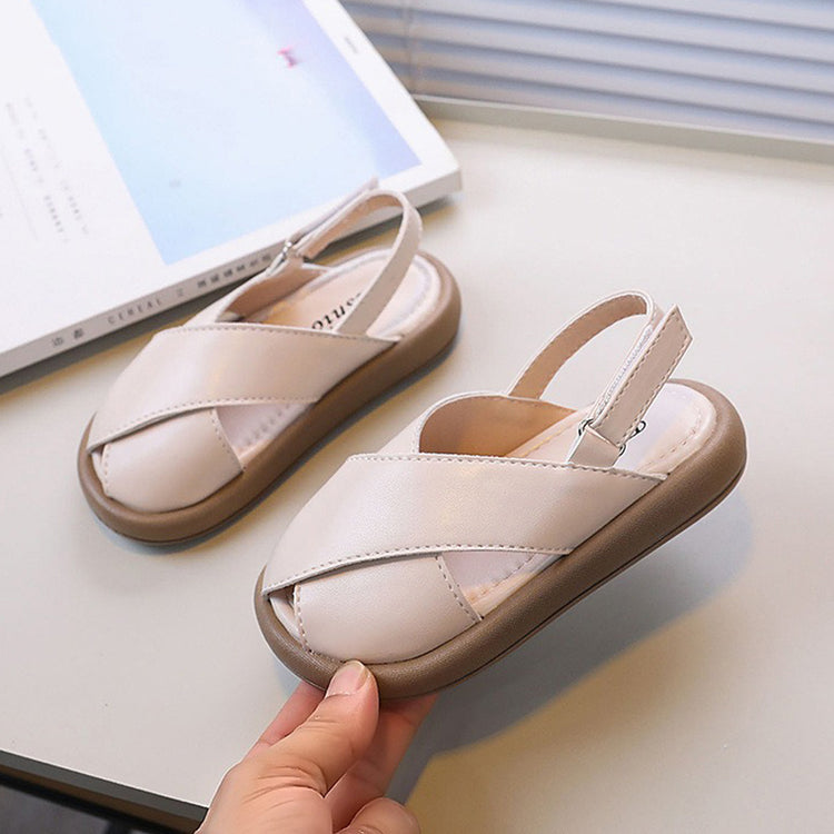 New Children's Soft Bottom Closed Toe Beach Shoes Casual Sandals