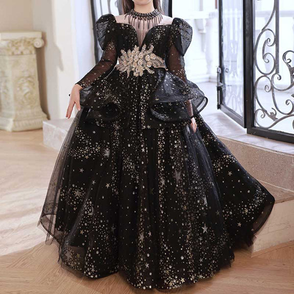 Children's Sequined Birthday Dress Princess Dress