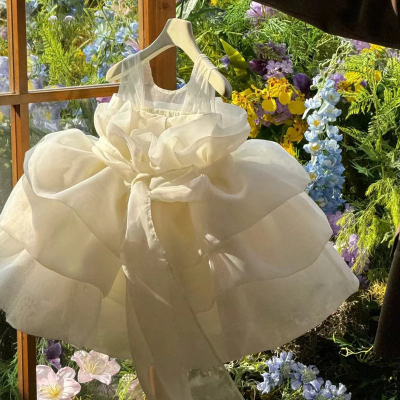 Cute Girls Communion Dress Flower Girl Wedding Princess Dress