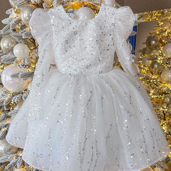 Elegant Baby Girl Beauty Pageant Dress Toddler Birthday Princess Dress