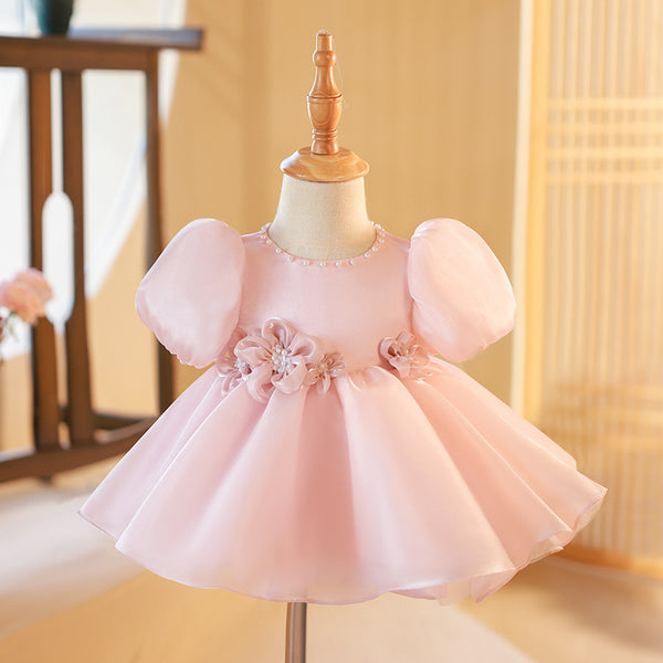 Cute Toddler Birthday Party Dress Puffy Girls Princess Dress